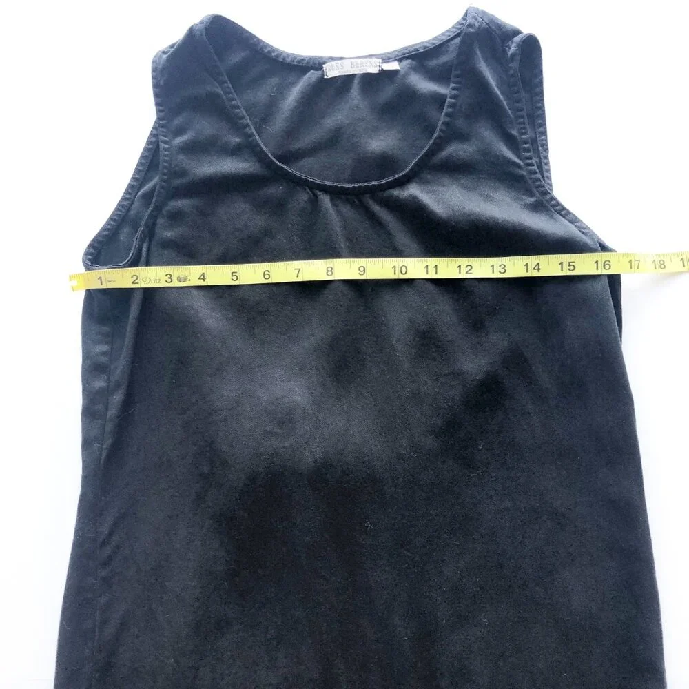 Russ Berens Vintage Black Sleeveless Maxi Dress Womens Small - Picture 7 of 7